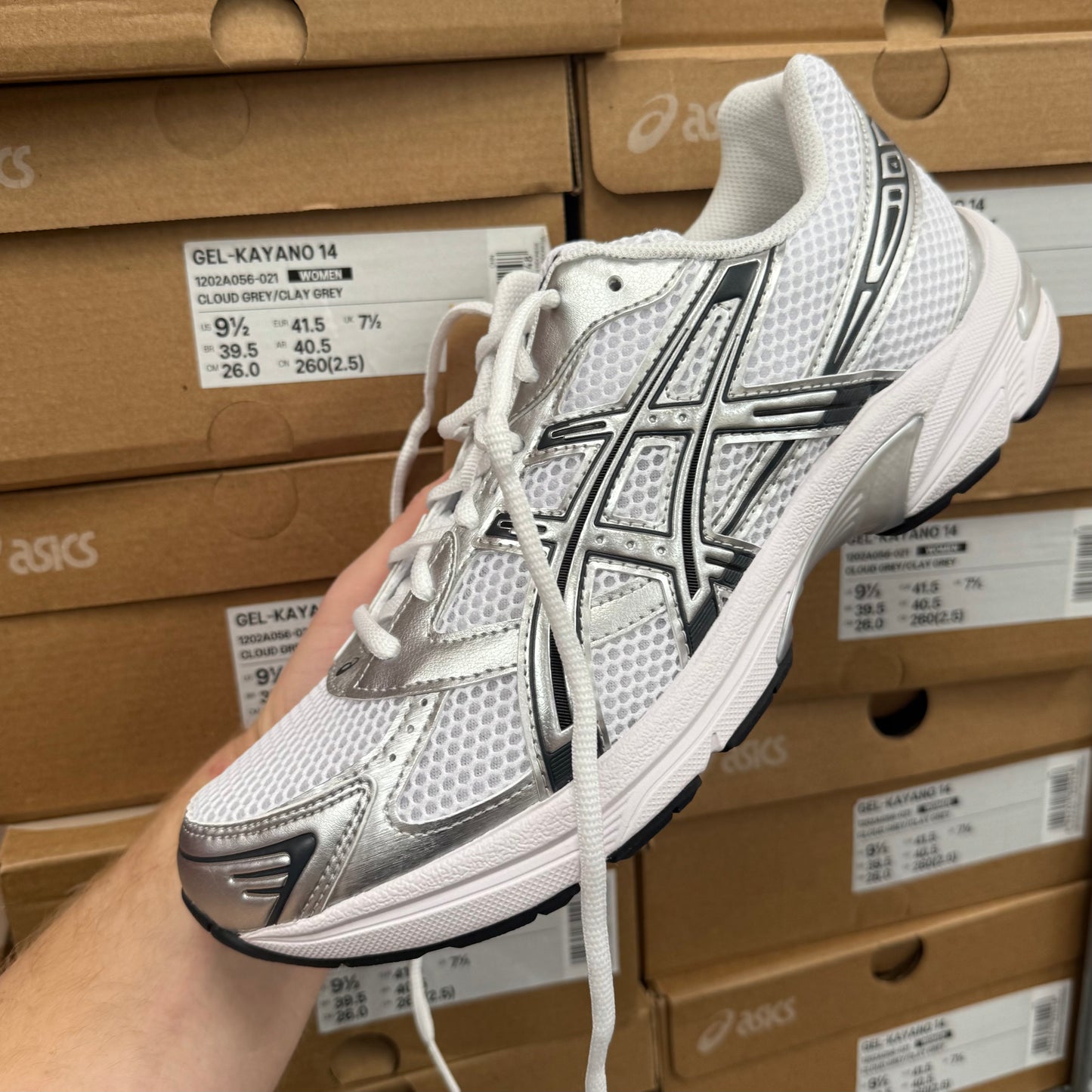 Asics Gel 1130 Trainers ‘White/Pure Silver’