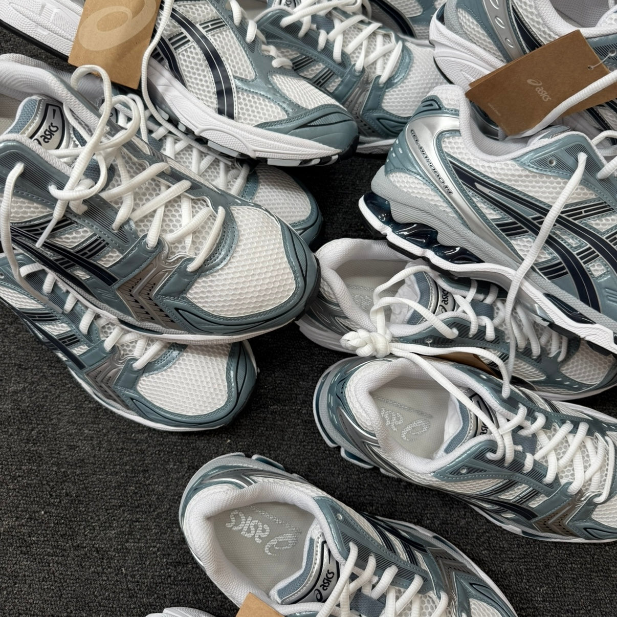 Asics Gel Kayano 14 Trainers ‘Fjord Grey/White’