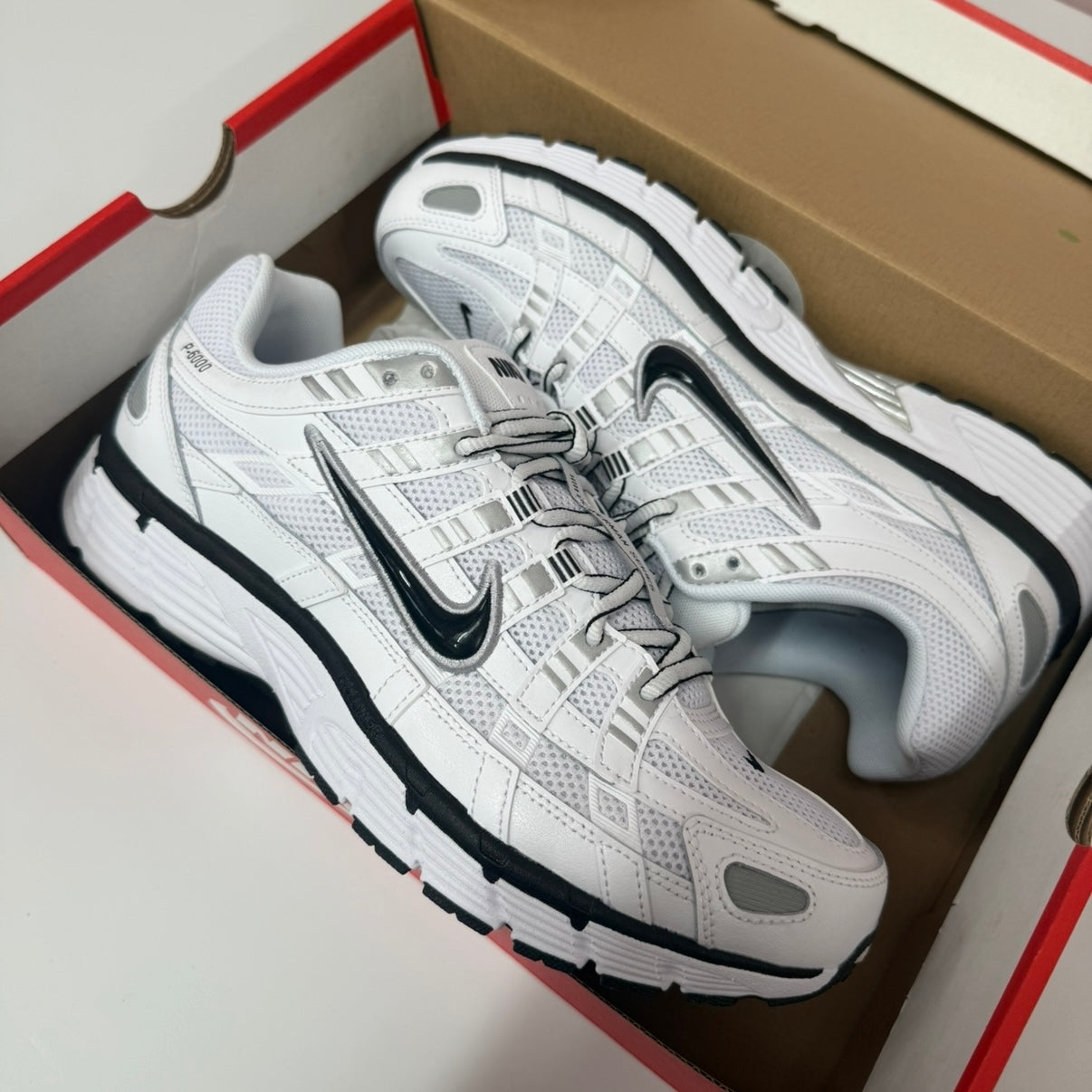 Nike P-6000 ‘White/Metallic Silver/Black’