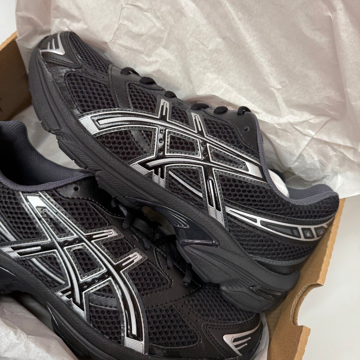 Asics Gel 1130 Trainers ‘Black/Pure Silver’