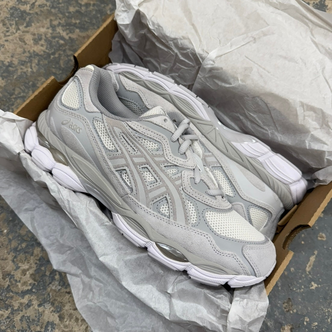 Asics Gel NYC 'Cream/Cloud Grey'